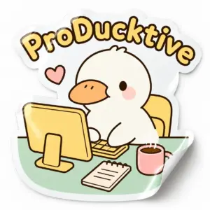 ProDucktive Sticker